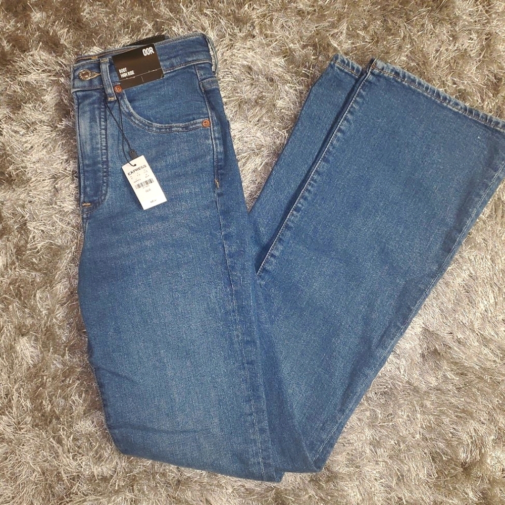 Express Flared Boot Cut Jeans (High Rise)